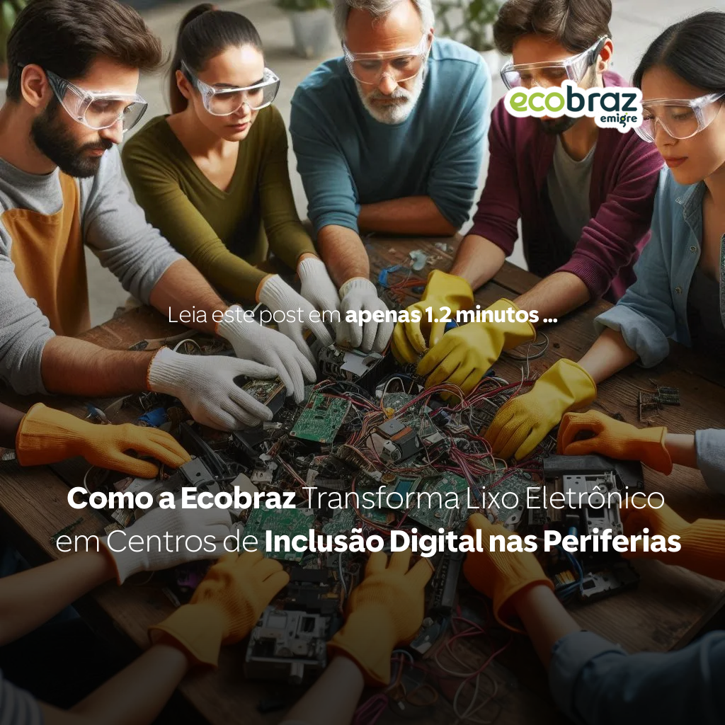 How Ecobraz Turns E-Waste into Digital Inclusion Centers in Low-Income Communities