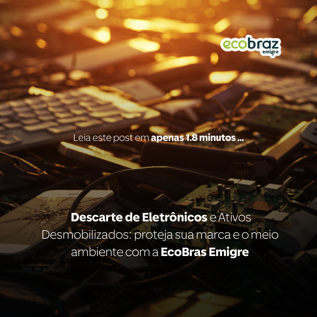 Élimination des appareils électroniques et des actifs hors service : protégez votre marque et l'environnement avec EcoBras Emigre